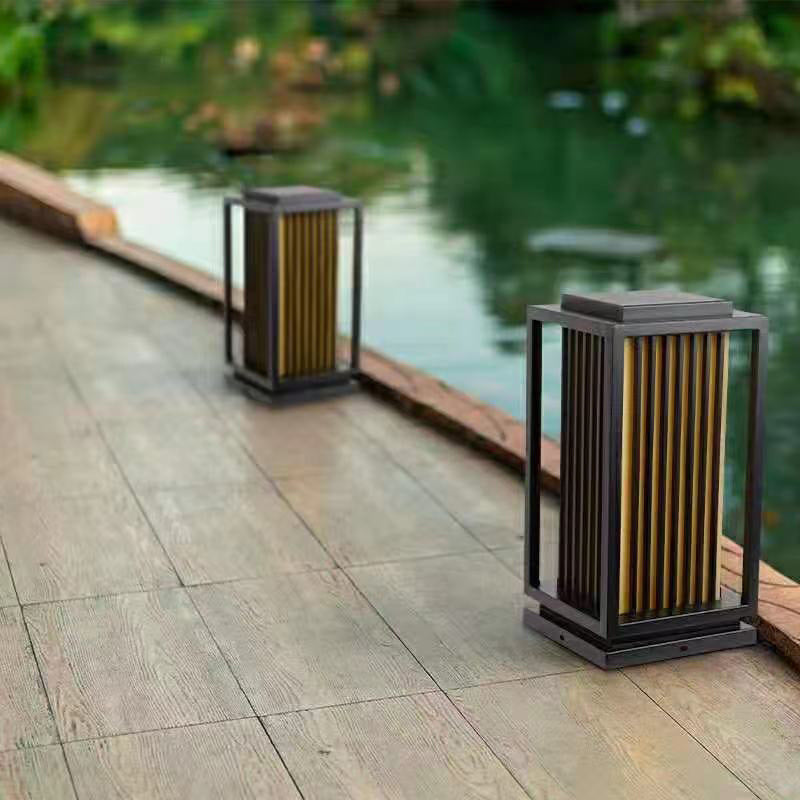 Stainless Steel Imitation Marble Outdoor Light