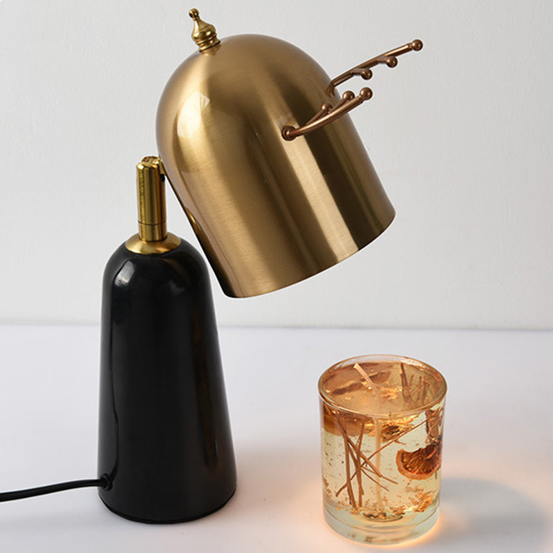 Antler Iron Marble Melting Table Lamp