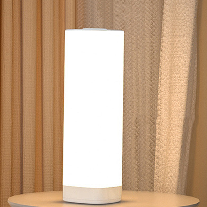 Acrylic Column Bedroom Table Lamp