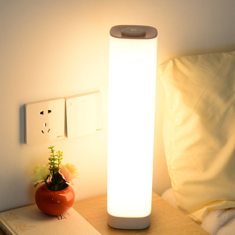 Acrylic Column Bedroom Table Lamp
