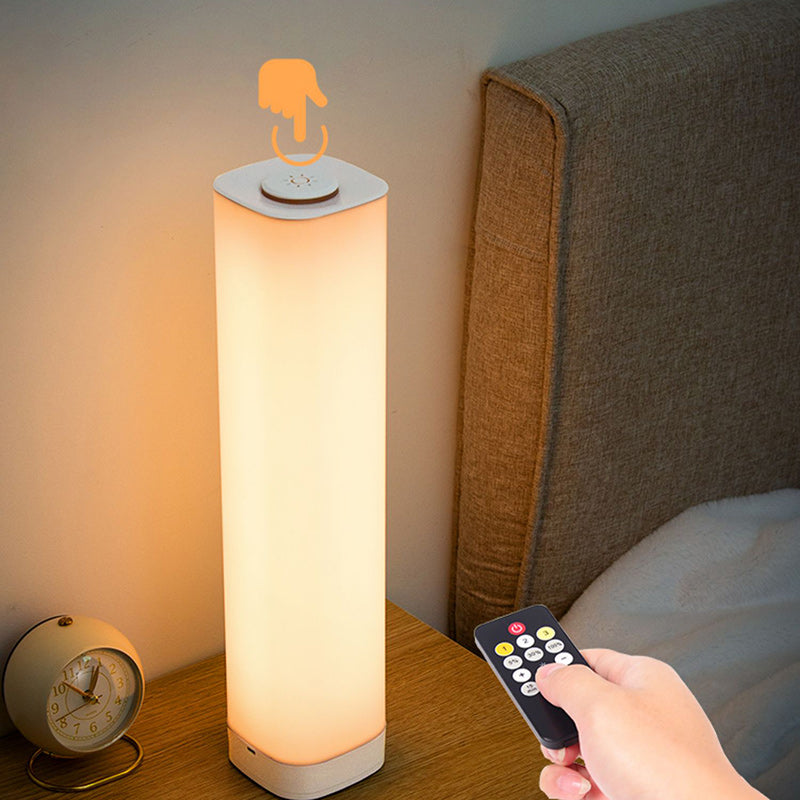 Acrylic Column Bedroom Table Lamp