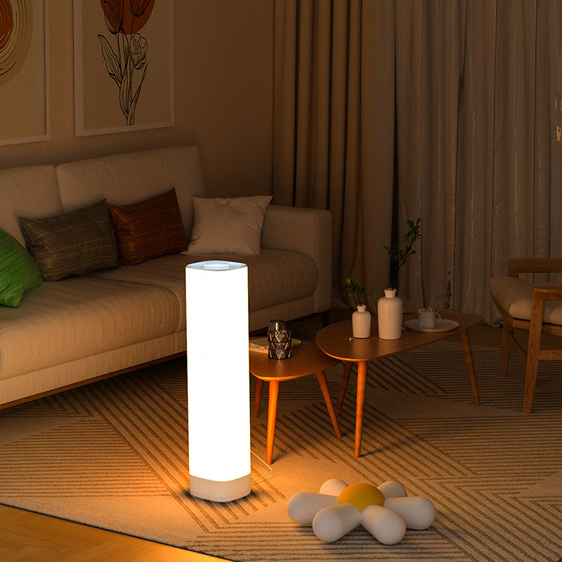 Acrylic Column Bedroom Table Lamp