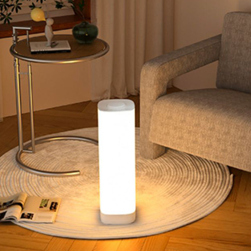 Acrylic Column Bedroom Table Lamp