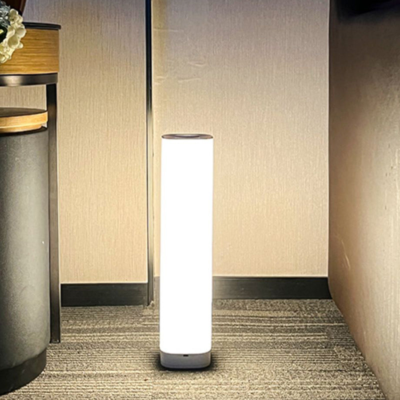 Acrylic Column Bedroom Table Lamp
