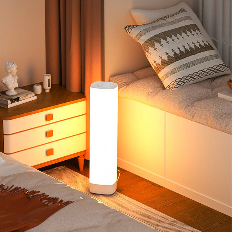 Acrylic Column Bedroom Table Lamp
