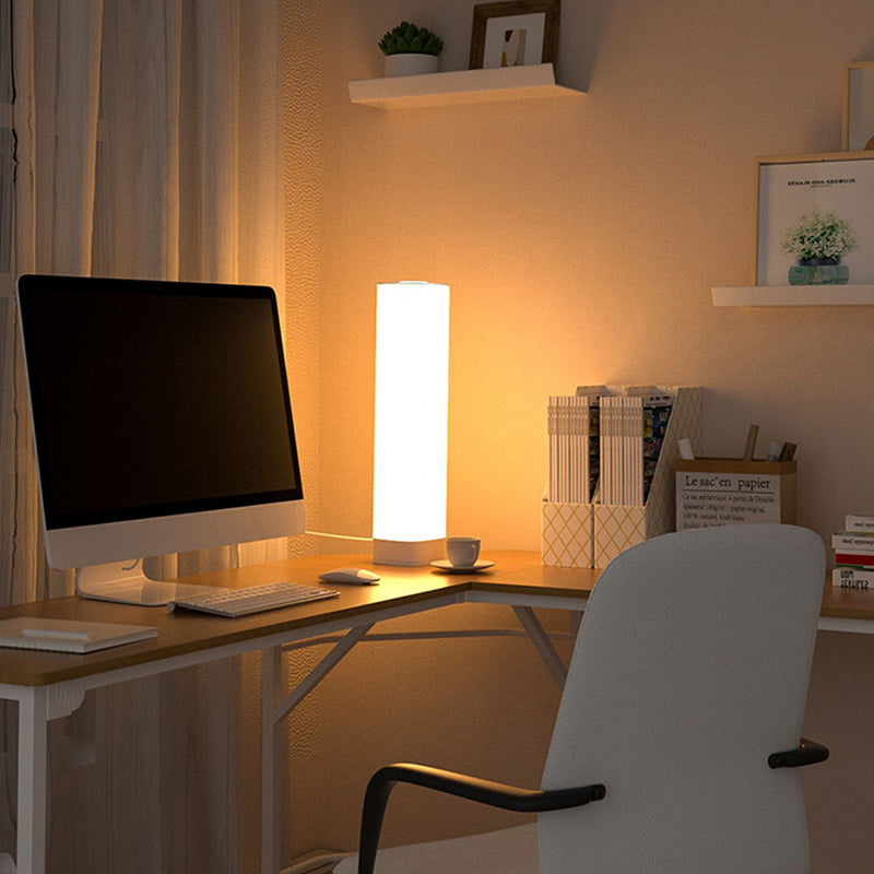 Acrylic Column Bedroom Table Lamp