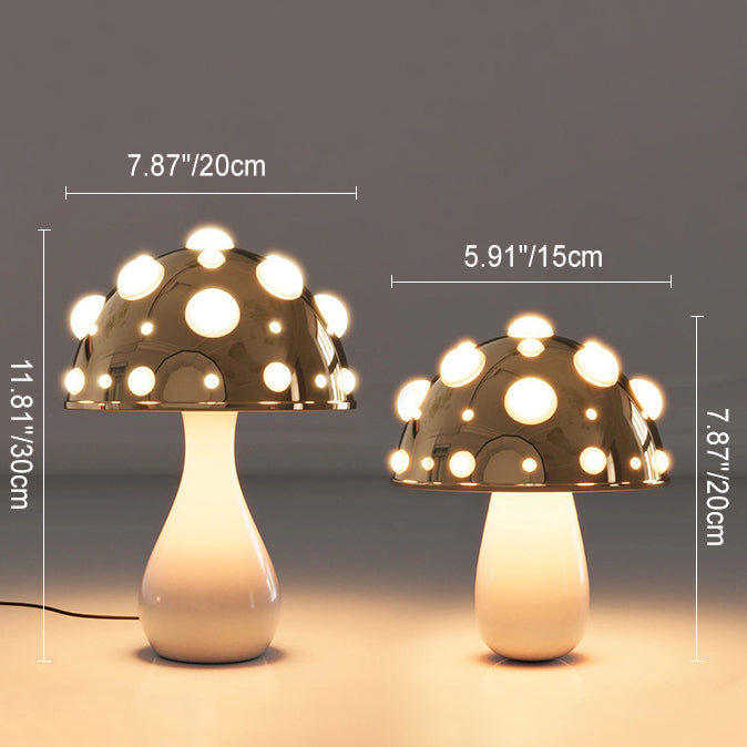 Iron PC Mushroom Decoration Table Lamp