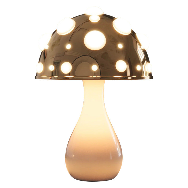 Iron PC Mushroom Decoration Table Lamp