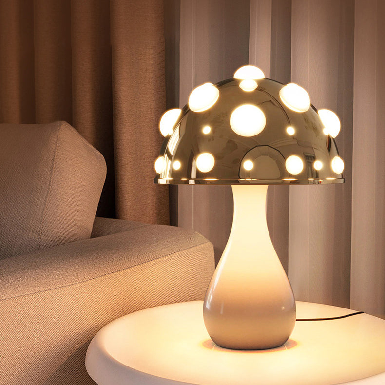Iron PC Mushroom Decoration Table Lamp