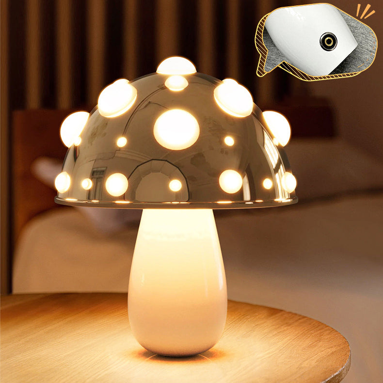Iron PC Mushroom Decoration Table Lamp