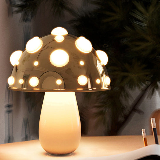 Iron PC Mushroom Decoration Table Lamp
