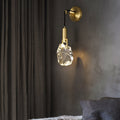 Full Copper Crystal Stone Wall Lamp