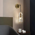Dazzling Crystal Stone Copper Wall Lamp