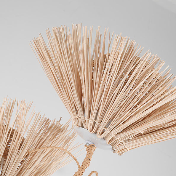 Plant Decoration Rattan Weaving Floor Lamp