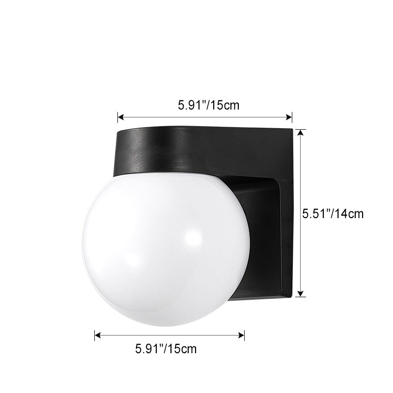PC Acrylic Ball Patio Outdoor Light