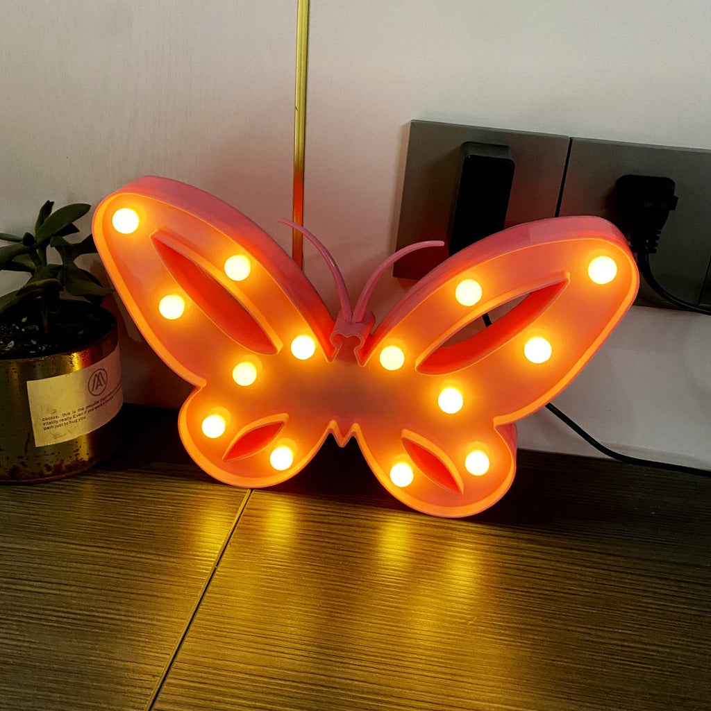 Butterfly Shape Night Bedroom Table Lamp