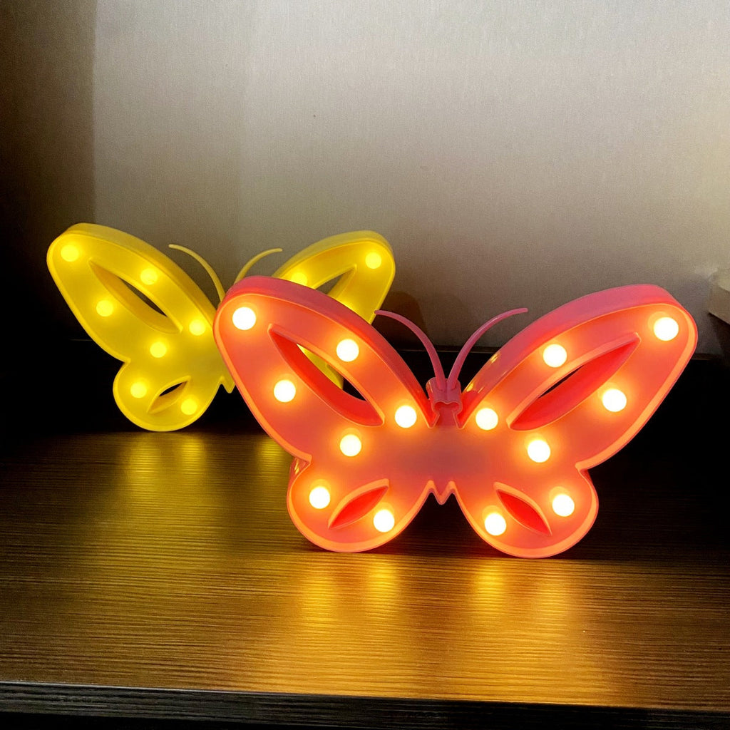 Butterfly Shape Night Bedroom Table Lamp
