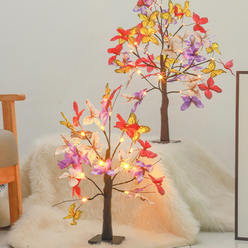 Simulation Butterfly Tree Shape Table Lamp