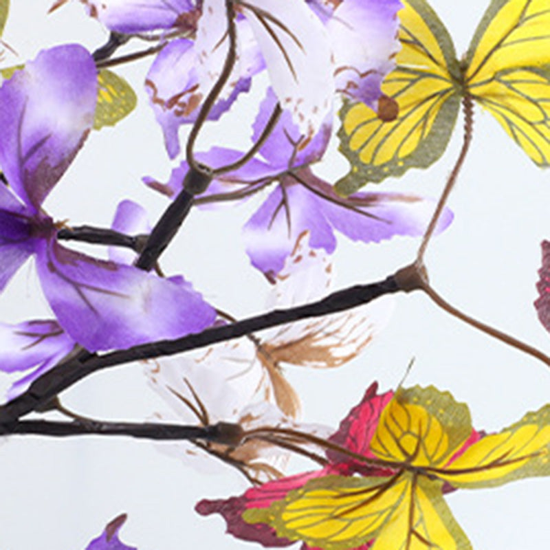 Simulation Butterfly Tree Shape Table Lamp