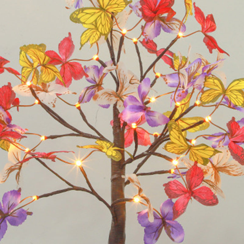 Simulation Butterfly Tree Shape Table Lamp