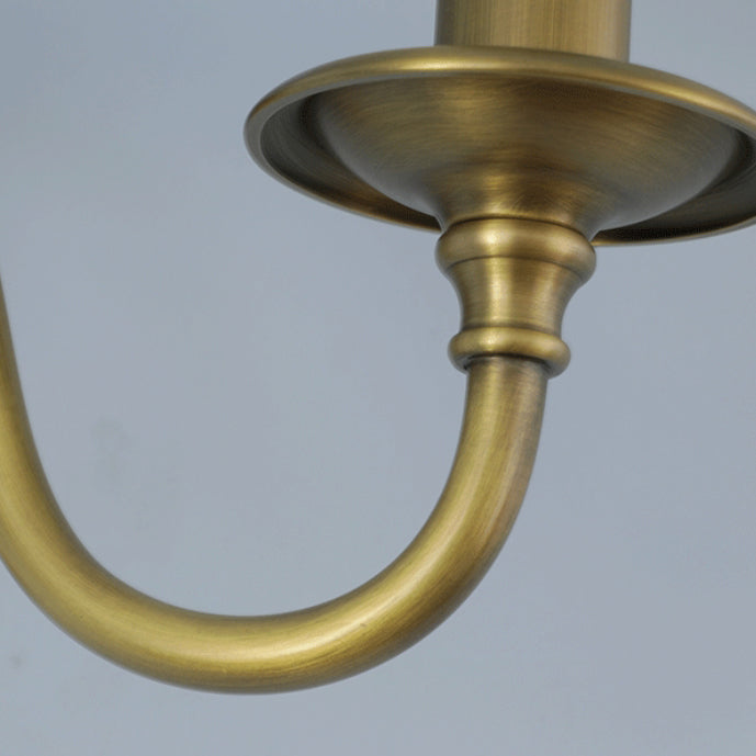 Full Copper Pleated Fabric Wall Lamp