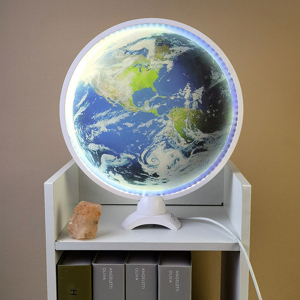 Globe Aluminum Acrylic Bedroom Table Lamp