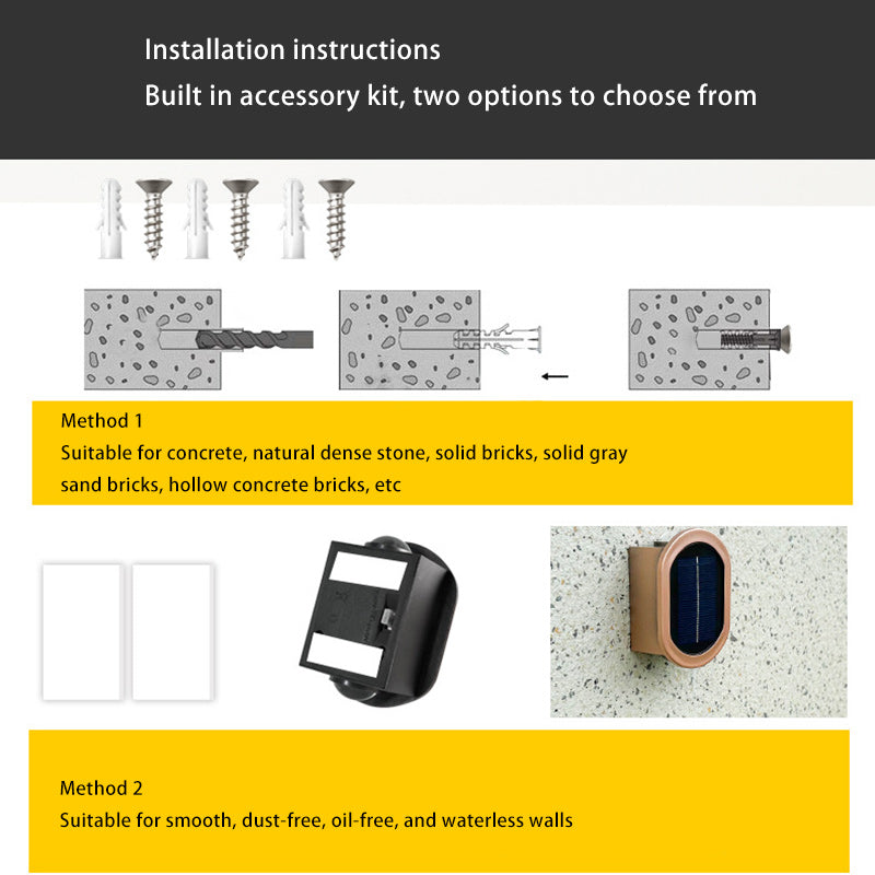 Plastic Oval Up Down Outdoor Light