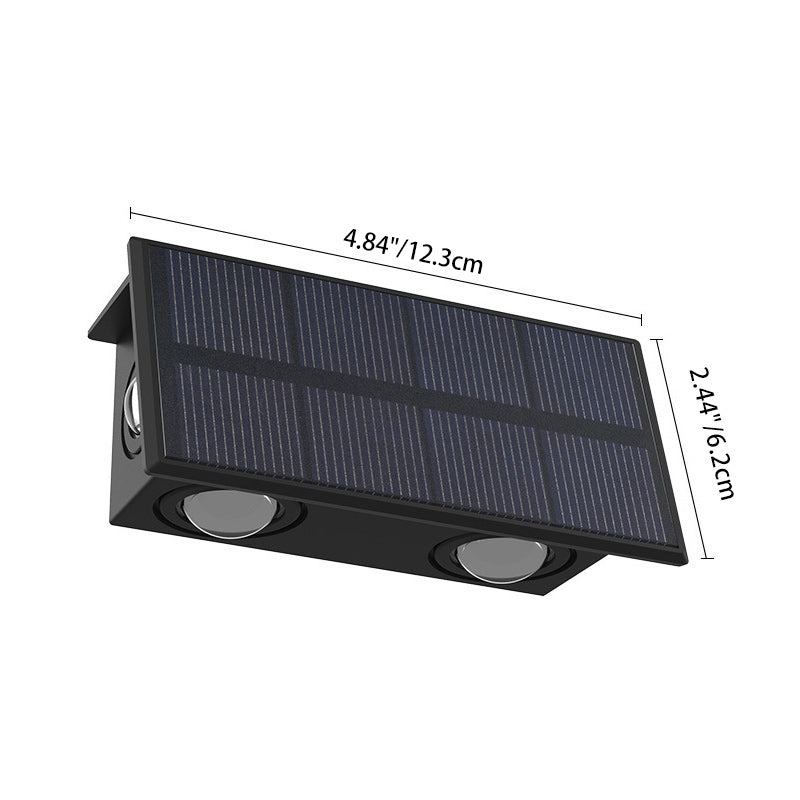 ABS Three-sided Illuminated Rectangle Outdoor Light