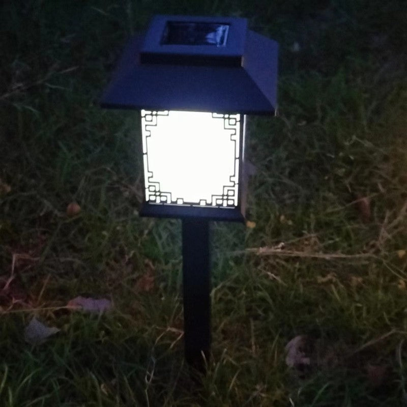 Plastic Square Waterproof Solar Outdoor Light