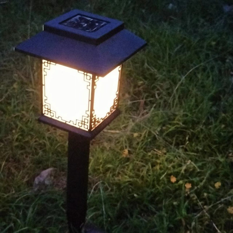 Plastic Square Waterproof Solar Outdoor Light
