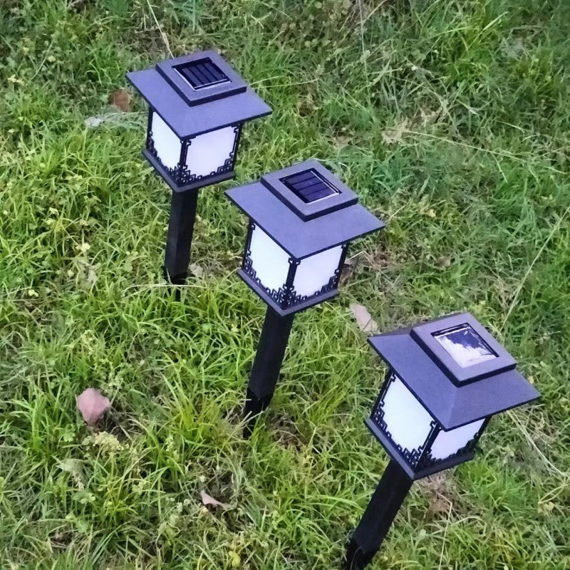 Plastic Square Waterproof Solar Outdoor Light