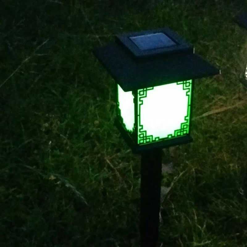 Plastic Square Waterproof Solar Outdoor Light