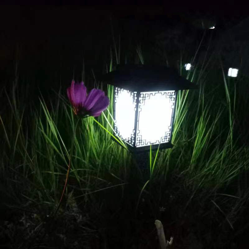 Plastic Square Waterproof Solar Outdoor Light