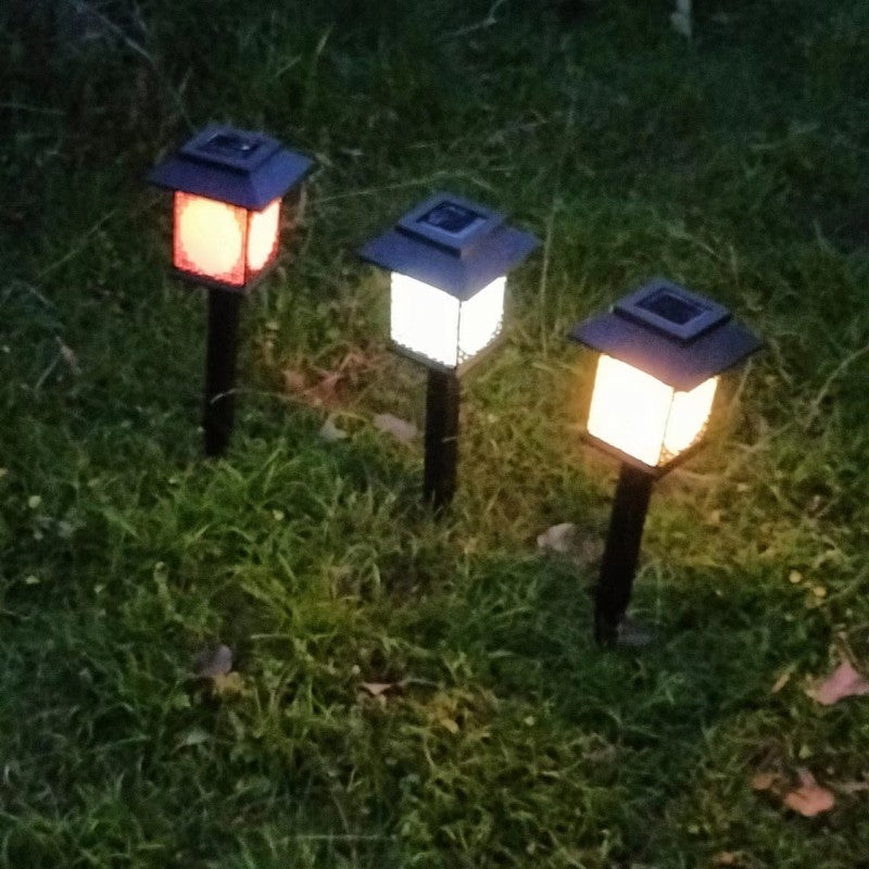 Plastic Square Waterproof Solar Outdoor Light