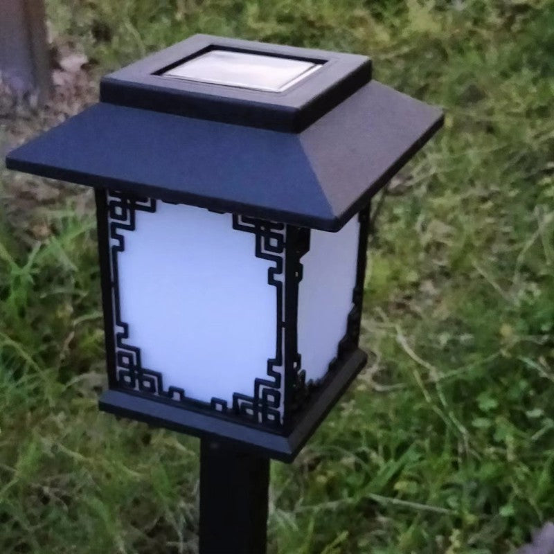 Plastic Square Waterproof Solar Outdoor Light