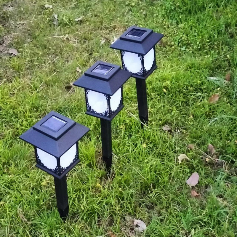 Plastic Square Waterproof Solar Outdoor Light