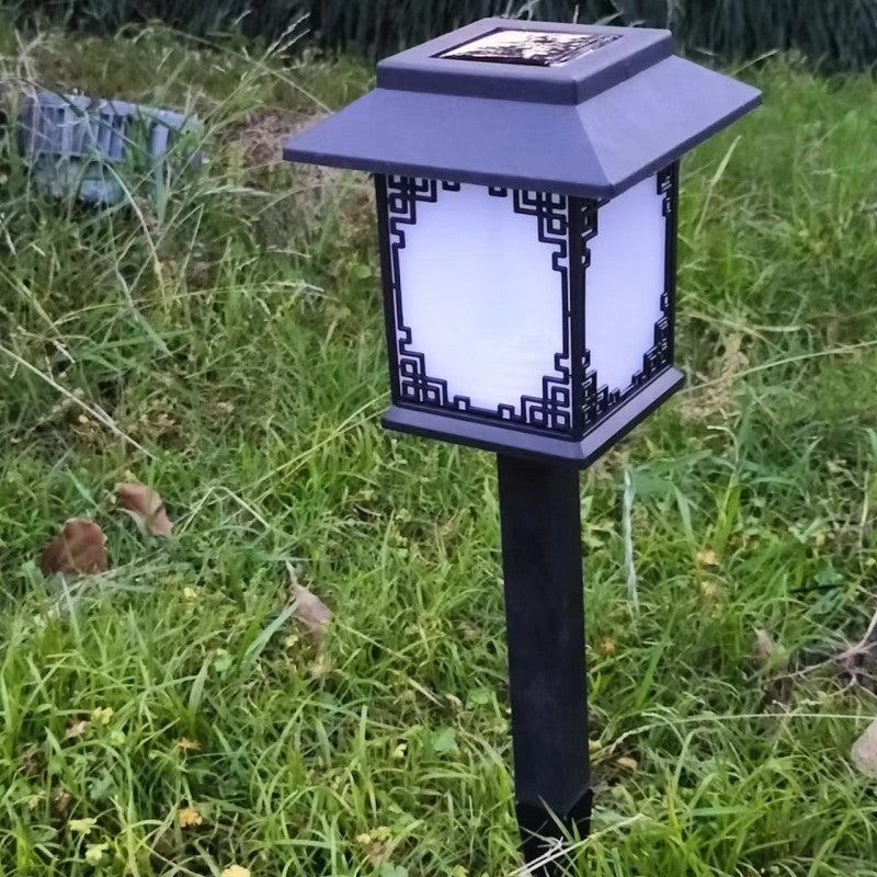 Plastic Square Waterproof Solar Outdoor Light