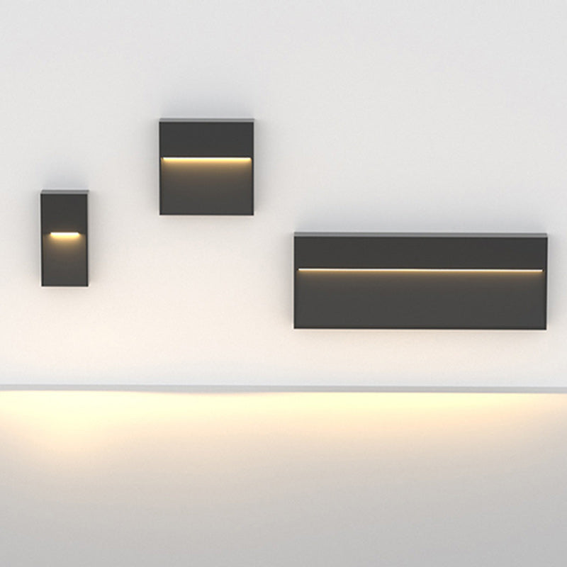 Aluminum Acrylic Square Patio Outdoor Light
