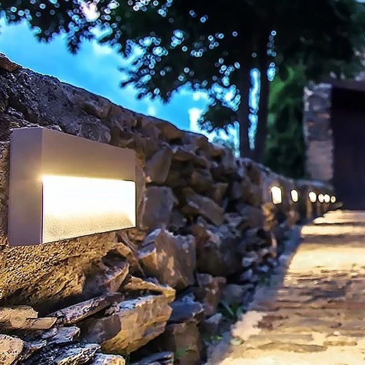 Aluminum Acrylic Square Patio Outdoor Light