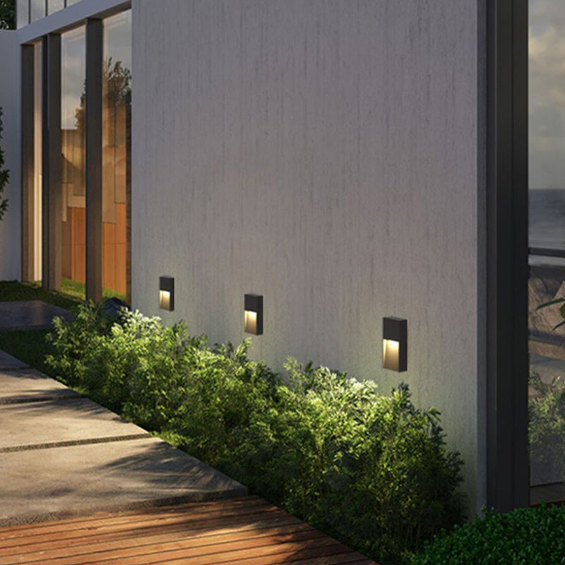 Aluminum Acrylic Square Patio Outdoor Light