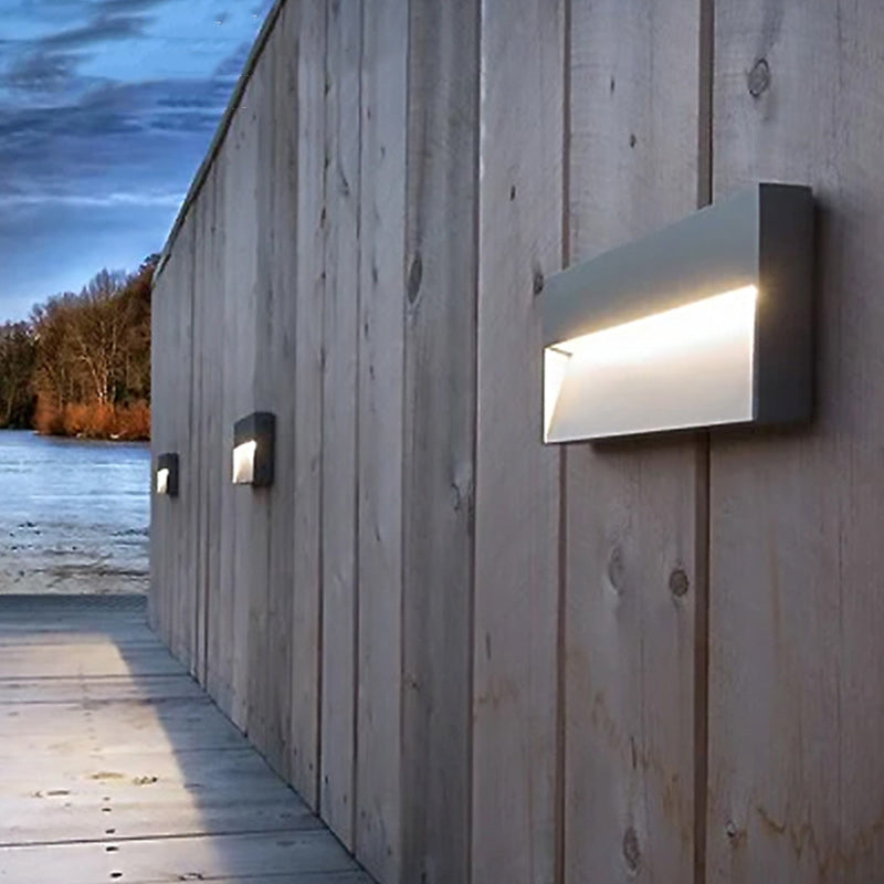 Aluminum Acrylic Square Patio Outdoor Light