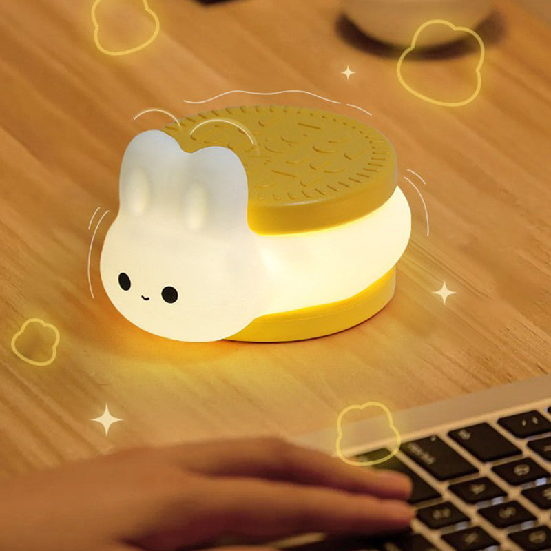 Biscuit Rabbit Silicone Timer Table Lamp
