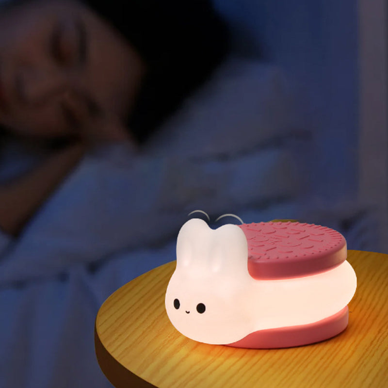 Biscuit Rabbit Silicone Timer Table Lamp
