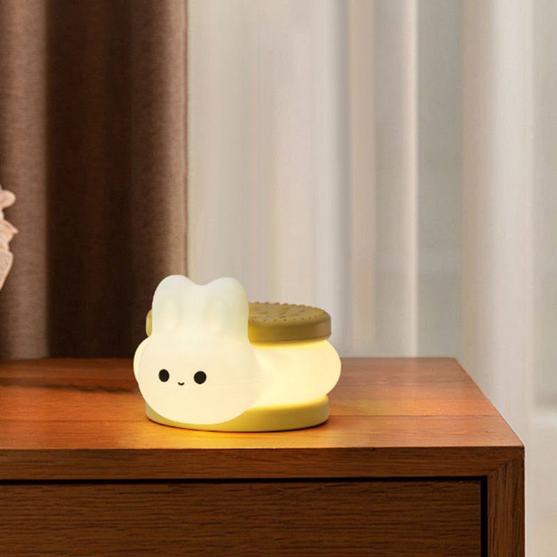 Biscuit Rabbit Silicone Timer Table Lamp
