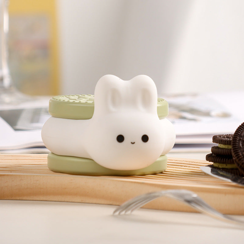 Biscuit Rabbit Silicone Timer Table Lamp