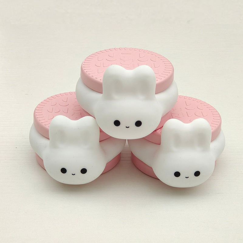 Biscuit Rabbit Silicone Timer Table Lamp