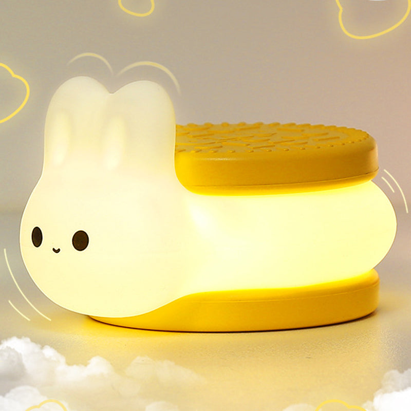 Biscuit Rabbit Silicone Timer Table Lamp