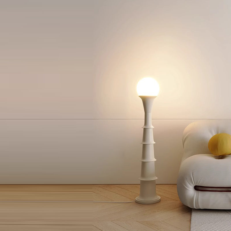 PE Round Ball Iron Floor Lamp