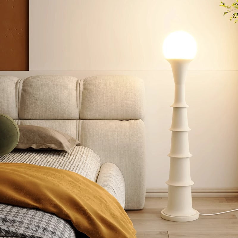 PE Round Ball Iron Floor Lamp