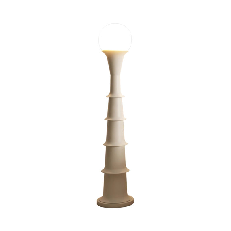 PE Round Ball Iron Floor Lamp